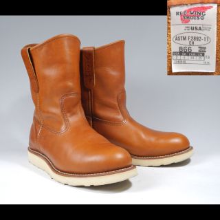 レッドウィング(REDWING)のレッドウィング866ペコスオロイジナル現行羽タグ8866 9866犬刻印(ブーツ)