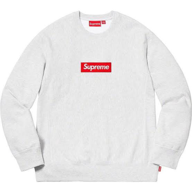 Supreme Box Logo Crewneck Grey Medium