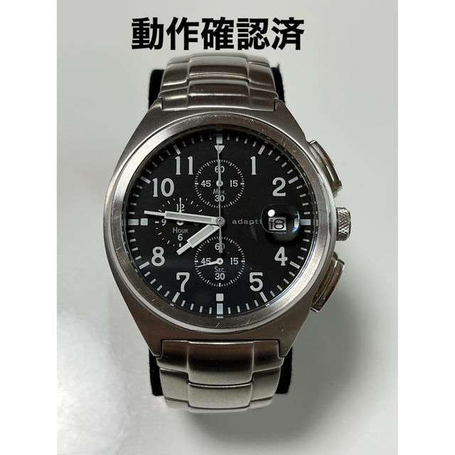 動作確認済　腕時計　シチズン　adaptic　P003J002