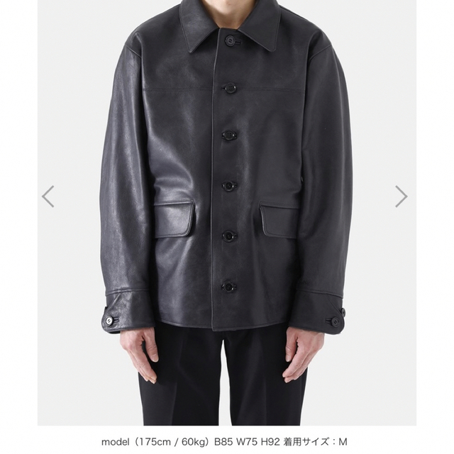 NICENESS ナイスネス レザーブルゾン LEWIS.C ジャケット Mの NICENESS ナイスネス レザーブルゾン LEWIS.C ジャケット Mの