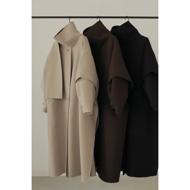 TODAYFUL(トゥデイフル)のdoubleface muffler wool coat 期間限定値下げ レディースのジャケット/アウター(ロングコート)の商品写真