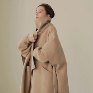 トゥデイフル(TODAYFUL)のdoubleface muffler wool coat 期間限定値下げ(ロングコート)