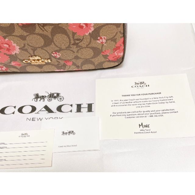 COACH(コーチ)の購入者特典有り コーチ リュック 3054 フローラル プリント 花柄 レディースのバッグ(リュック/バックパック)の商品写真