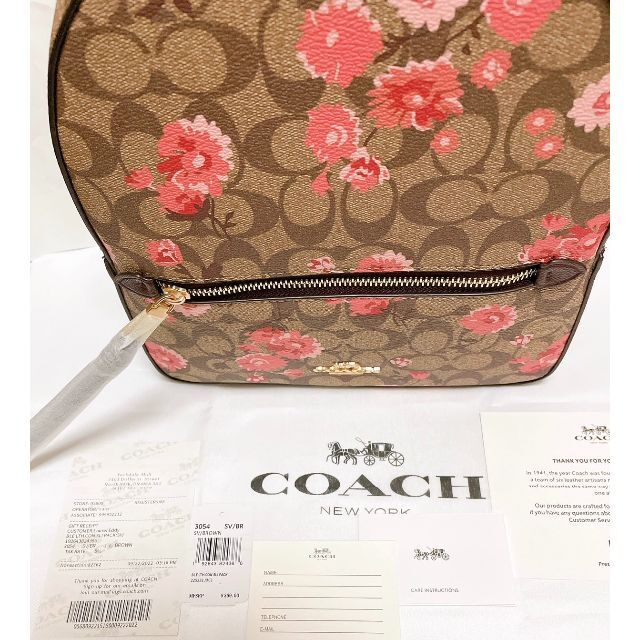 COACH(コーチ)の購入者特典有り コーチ リュック 3054 フローラル プリント 花柄 レディースのバッグ(リュック/バックパック)の商品写真