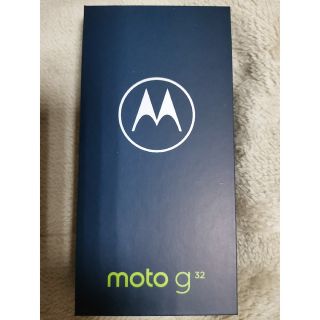 MOTOROLA スマートフォン moto g32 ミネラルグレイ(新品未開封)(スマートフォン本体)