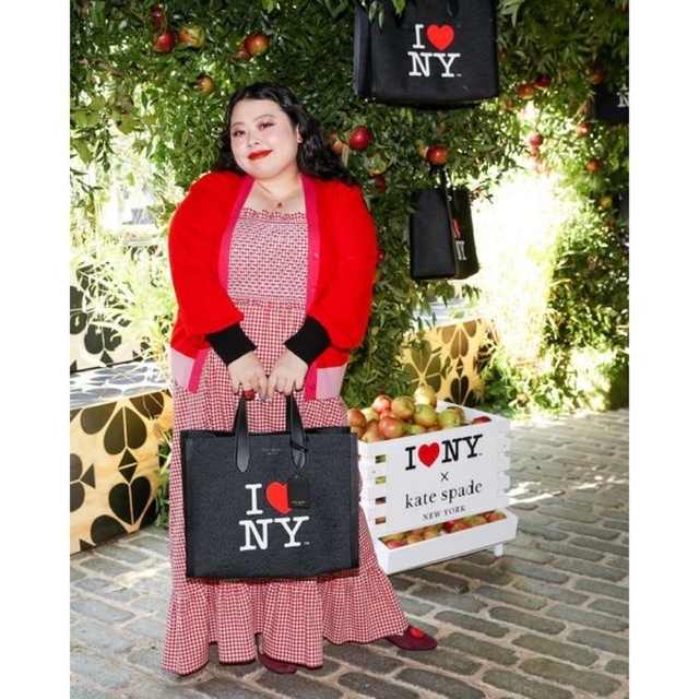 kate spade new york(ケイトスペードニューヨーク)のi love ny x kate spade NY マンハッタントートバック レディースのバッグ(トートバッグ)の商品写真