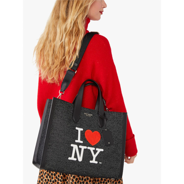 kate spade new york(ケイトスペードニューヨーク)のi love ny x kate spade NY マンハッタントートバック レディースのバッグ(トートバッグ)の商品写真