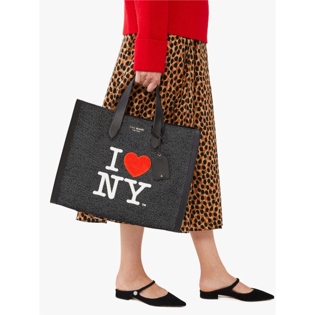 kate spade new york(ケイトスペードニューヨーク)のi love ny x kate spade NY マンハッタントートバック レディースのバッグ(トートバッグ)の商品写真