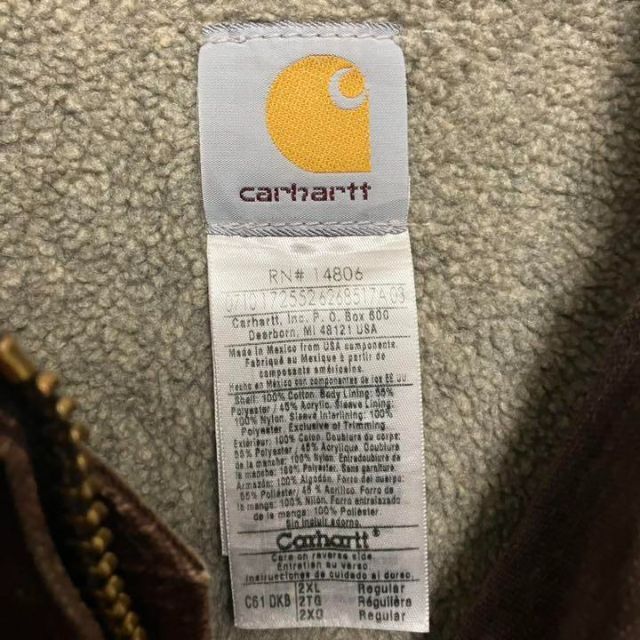 carhartt - 古着 90s メキシコ製 カーハート ダックジャケット