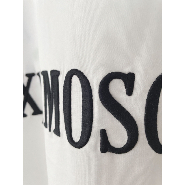 【新品】MOSCHINO  モスキーノ  ホワイト Tシャツ ワンピース 42 2