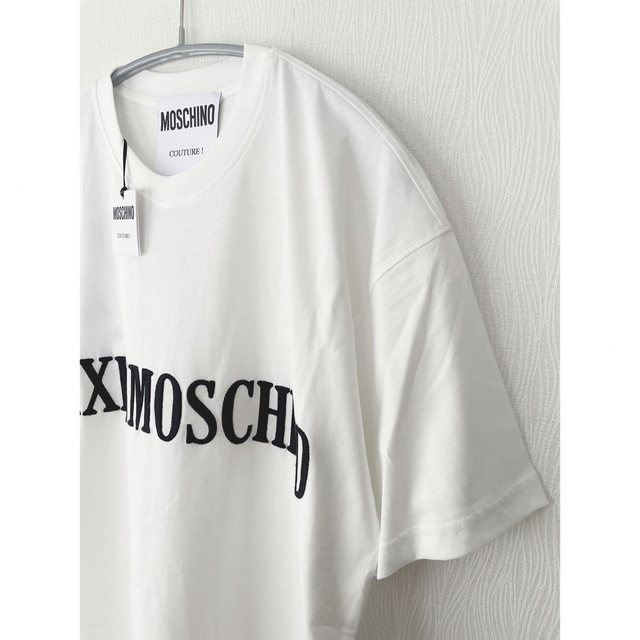 MOSCHINO - 【新品】MOSCHINO モスキーノ ホワイト Tシャツ ワンピース