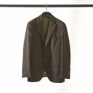 アバハウス(ABAHOUSE)の【ブラウン】【セットアップ対応/FLEX JACKET】クラシック ヘリンボーン ジャケット(その他)