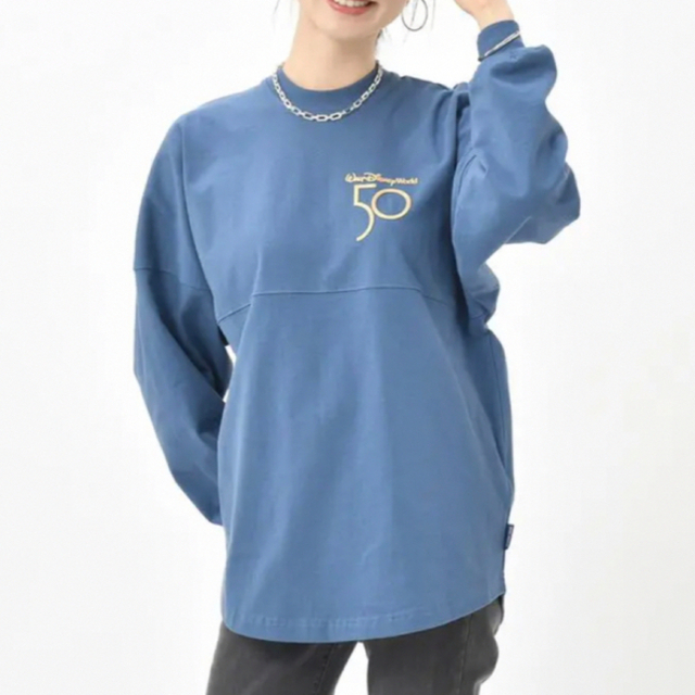 Disney - ディズニー ミッキー 長袖TシャツWDW50周年スピジャ Disney - ディズニー ミッキー 長袖TシャツWDW50周年スピジャ