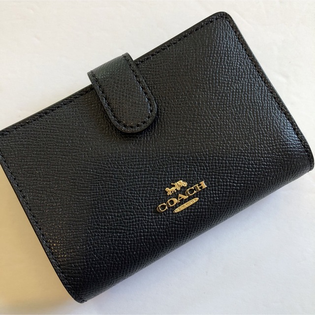 COACH(コーチ)のCOACH小銭入れIDホルダー付き二つ折り財布　希望の方箱、紙袋あり レディースのファッション小物(財布)の商品写真