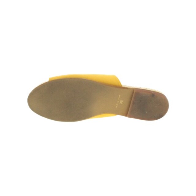 UNITED ARROWS(ユナイテッドアローズ)のUNITED ARROWS サンダル 36(22.5cm位) 黄 【古着】【中古】 レディースの靴/シューズ(サンダル)の商品写真