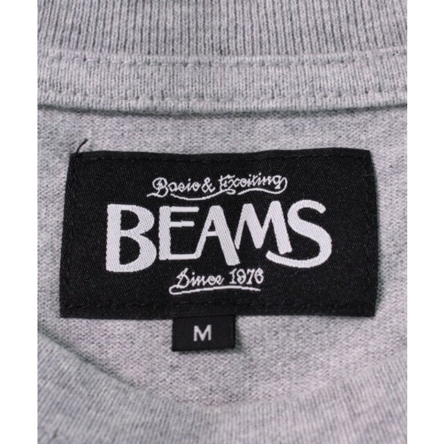 BEAMS(ビームス)のBEAMS ビームス Tシャツ・カットソー M グレー 【古着】【中古】 メンズのトップス(Tシャツ/カットソー(半袖/袖なし))の商品写真