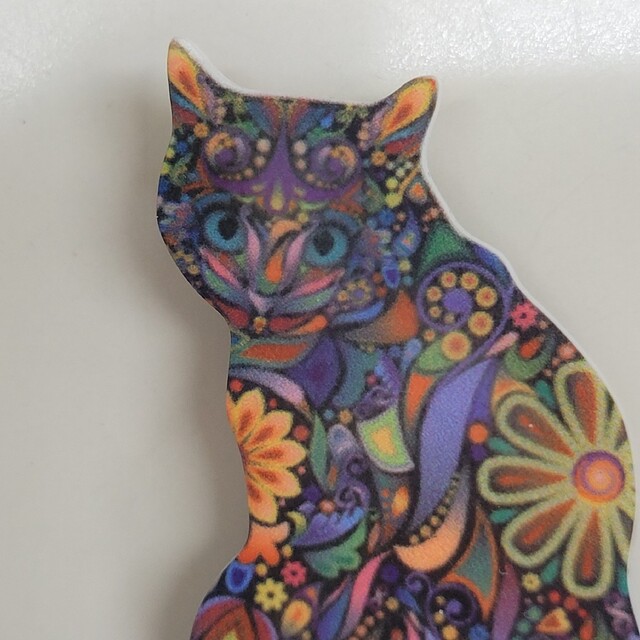 RINHOO JEWELY ネコのブローチ　ねこ　猫 レディースのアクセサリー(ブローチ/コサージュ)の商品写真