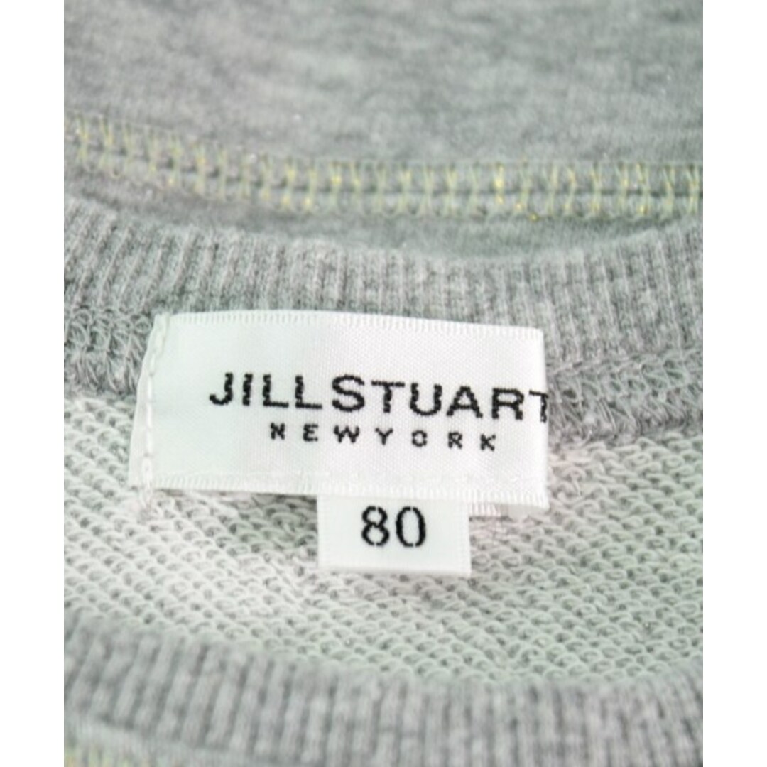 JILLSTUART NEWYORK(ジルスチュアートニューヨーク)のJILLSTUART NEWYORK スウェット 80 グレー 【古着】【中古】 キッズ/ベビー/マタニティのキッズ服女の子用(90cm~)(Tシャツ/カットソー)の商品写真