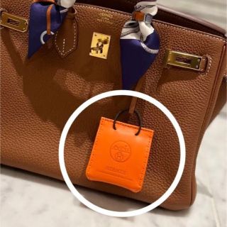 エルメス(Hermes)のHERMES/ショッパーチャーム/サックオランジュバッグチャーム(チャーム)