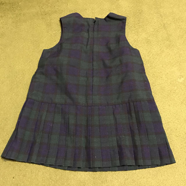 チェックワンピース キッズ/ベビー/マタニティのキッズ服女の子用(90cm~)(ワンピース)の商品写真