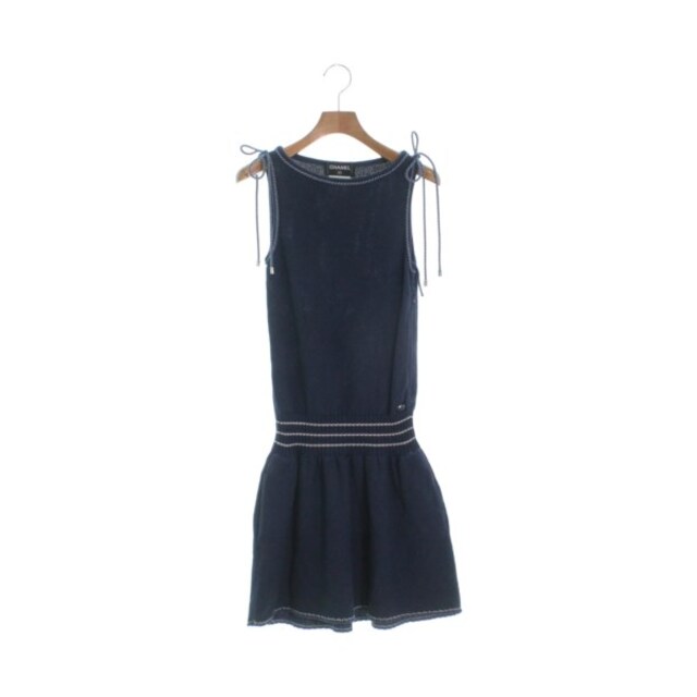 お得セット CHANEL - 【古着】【中古】 紺 34(XXS位) ワンピース