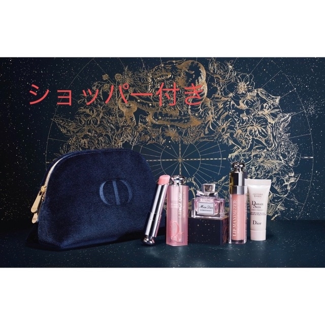 ショップ袋 DIOR ホリデーオファー クリスマスコフレ 2022 初売りセール