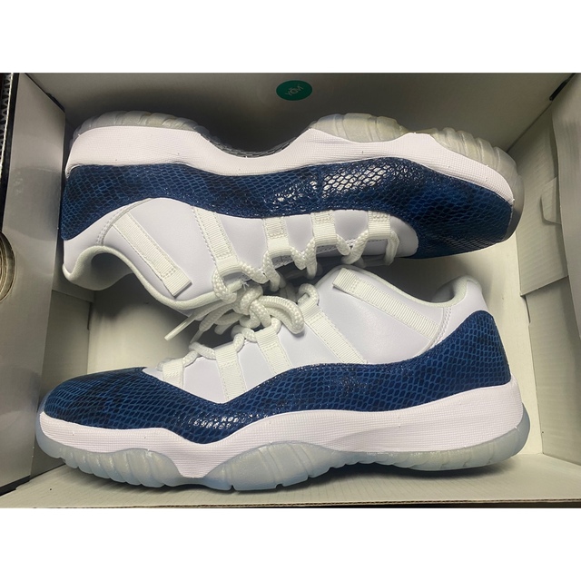 NIKE AIR JORDAN 11 RETRO LOW SNAKE US9.5靴/シューズ