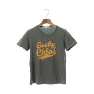 シーバイクロエ(SEE BY CHLOE)のSee By Chloe Tシャツ・カットソー 38(S位) 緑 【古着】【中古】(カットソー(半袖/袖なし))