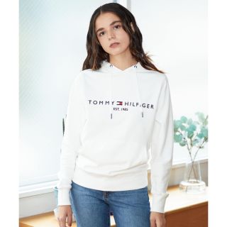 トミーヒルフィガー(TOMMY HILFIGER)の定価15400円 TOMMY HILFIGER ロゴフリースフーディ パーカー(パーカー)