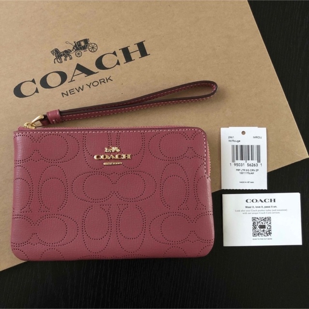 最終値下げ！新品 COACH コーチ リスレット - ポーチ