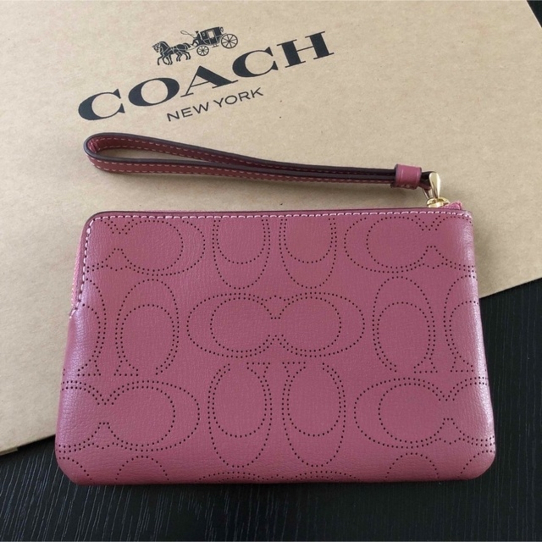 【新品】コーチ COACH シグニチャー ポーチ ハワイ購入品