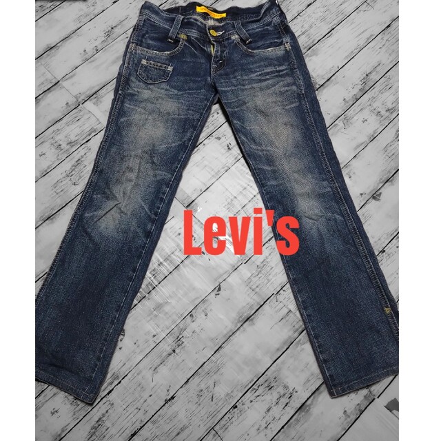 Levi'sストレートデニムパンツ イエロータグ | フリマアプリ ラクマ