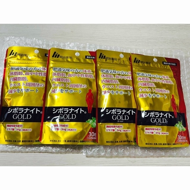 明治 - 明治薬品 シボラナイト GOLD 4袋の通販 by NIKO's shop|メイジ