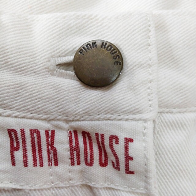 PINK HOUSE(ピンクハウス)のPINK HOUSE♡ピンクハウス　ロングスカート　くまちゃん　ワッペン　デニム レディースのスカート(ロングスカート)の商品写真