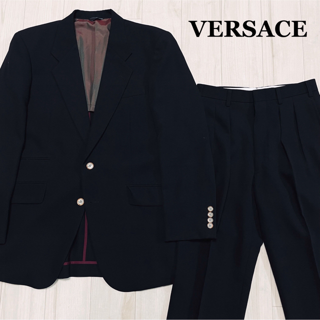 【高級】Gianni Versace ヴェルサーチ スーツ セットアップ