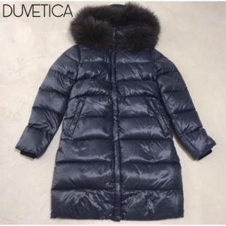 デュベティカ(DUVETICA)のひた様専用 Lサイズ DUVETICA ネイビー ダウンコート デネブ  42(ダウンコート)