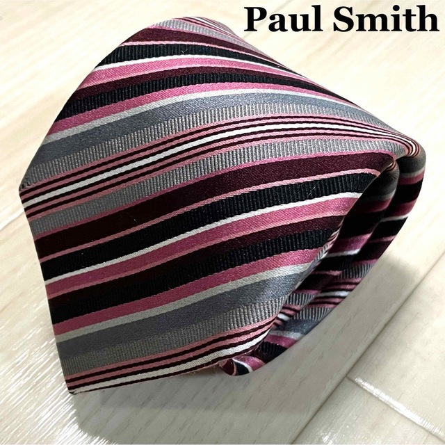 珍しい 新品 paul smith ポールスミス マルチストライプネクタイ