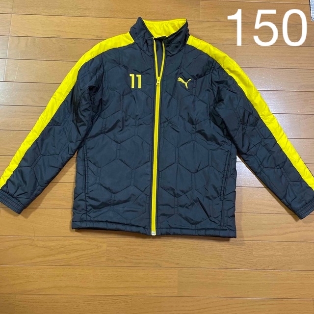 PUMA(プーマ)のプーマ　PUMA ジャンバー　150 黒 キッズ/ベビー/マタニティのキッズ服男の子用(90cm~)(ジャケット/上着)の商品写真