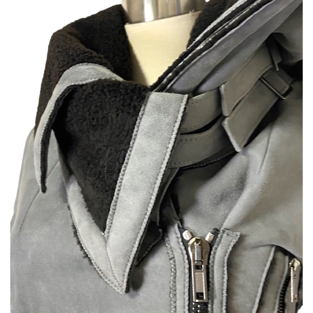 (ご成約》ミラノコレクション 定価65万 イタリア製リアルムートンレザーアウター レディースのジャケット/アウター(ムートンコート)の商品写真