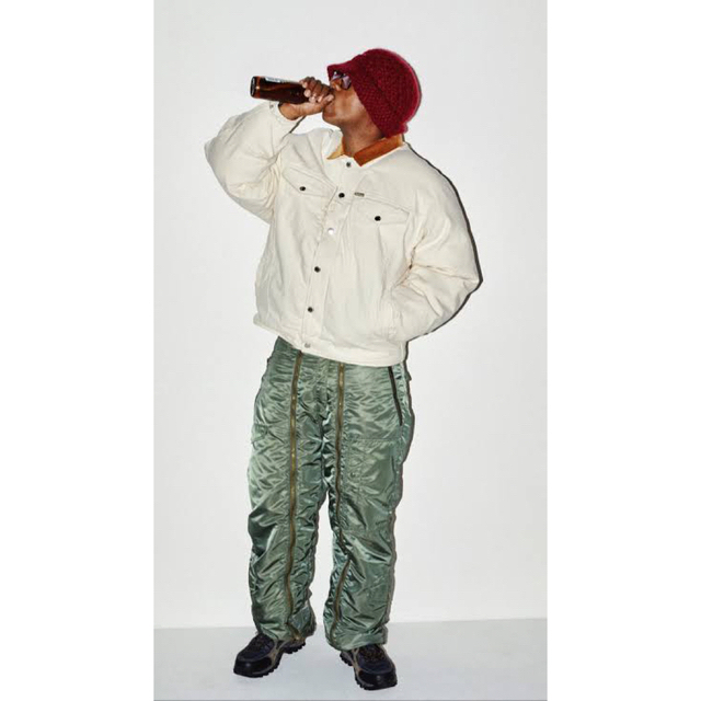 Black黒SIZE新品未使用　Supreme nylon flight pant L