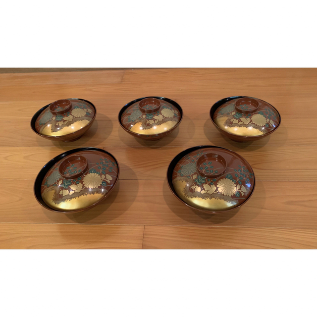 輪島塗 煮物椀 大 5客 | tradexautomotive.com