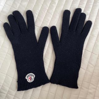 モンクレール(MONCLER)のMONCLER モンクレール　ウールリブニット　手袋　メンズ(手袋)