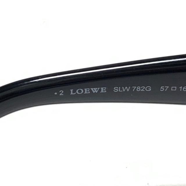 LOEWE(ロエベ)のロエベ サングラス - SLW782G 黒×シルバー レディースのファッション小物(サングラス/メガネ)の商品写真