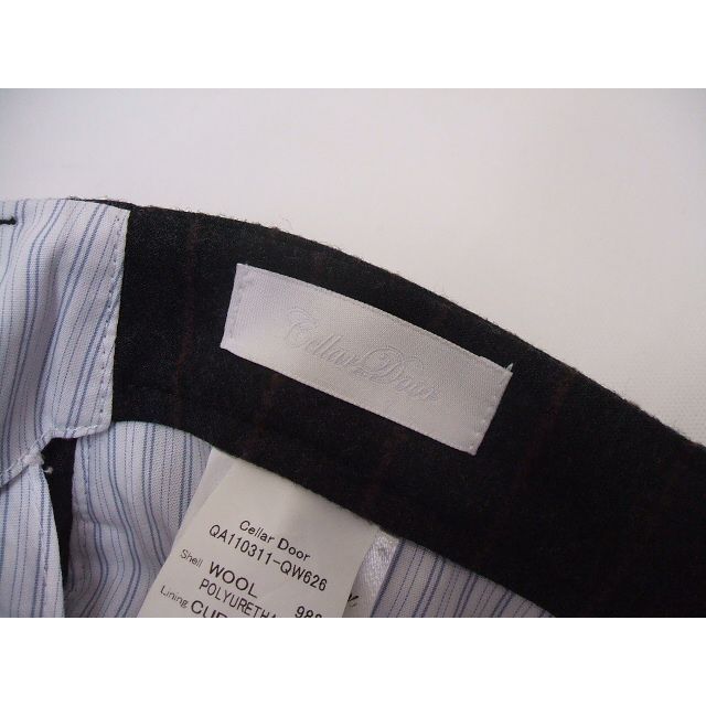 CELLAR DOOR(セラードアー)のCellarDoor 48 ウール ストライプ スラックス パンツ セラードアー メンズのパンツ(スラックス)の商品写真