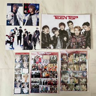 TEENTOP ティーントップ グッズ まとめ売り 下敷き 写真 シール(K-POP/アジア)