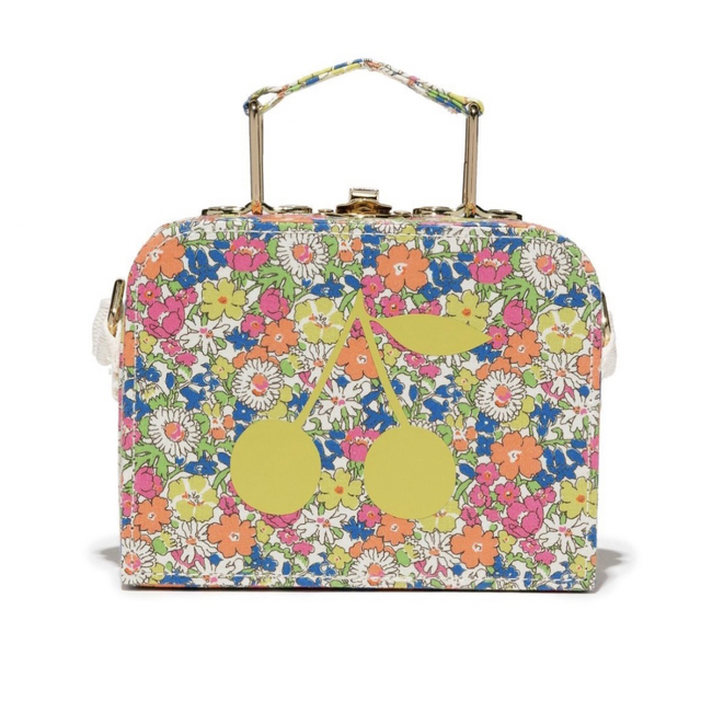 日本完売商品☆Bonpoint 限定リバティ☆トランクバッグ☆ボンポワン 超