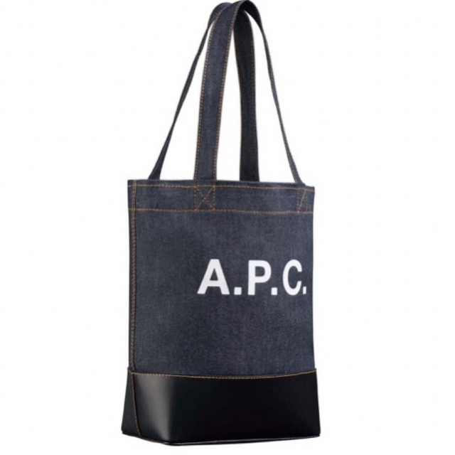 【A.P.C.】Axel スモールトートバッグ　ダークネイビー 1