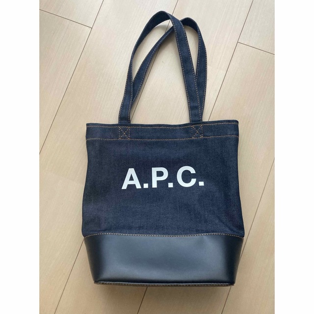 【A.P.C.】Axel スモールトートバッグ　ダークネイビー 6