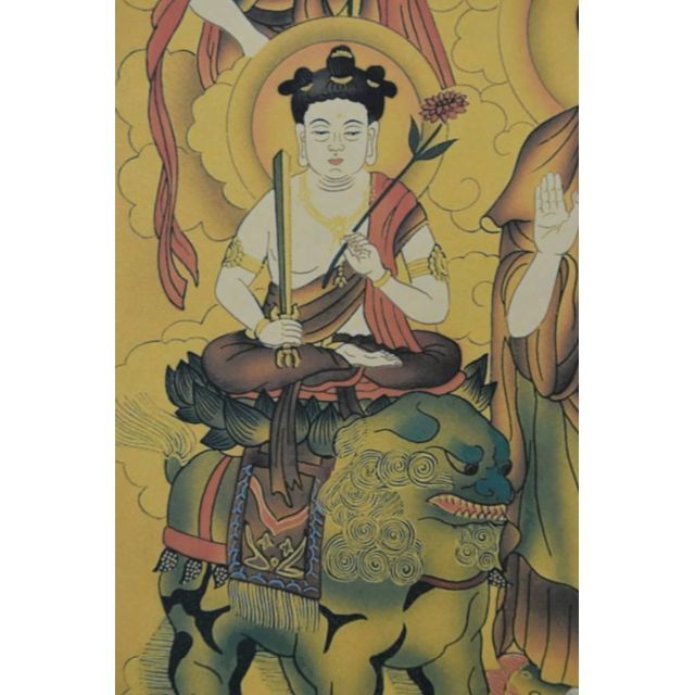 複製】青波/十三佛図/十三仏図/仏事掛/工芸品/掛軸☆宝船☆AA 複製】青波/十三佛図/十三仏図/仏事掛/工芸品/掛軸☆宝船☆AA