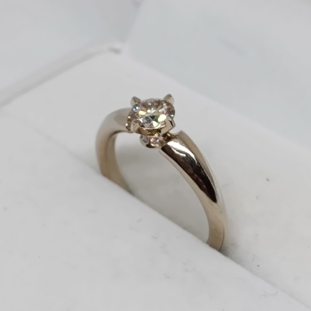 カシケイブラウンダイヤモンドリング 0.51ct シャンパンゴールド